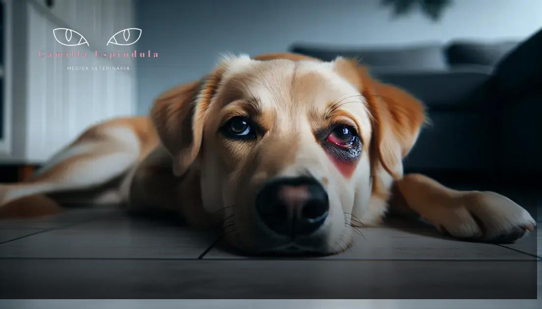 Causas Comuns de Olho Vermelho e Inchado em Cachorros