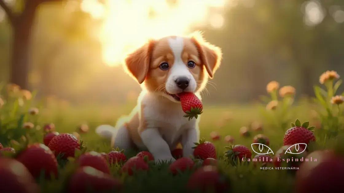 Cachorro pode comer morango? Descubra se é seguro para seu pet!