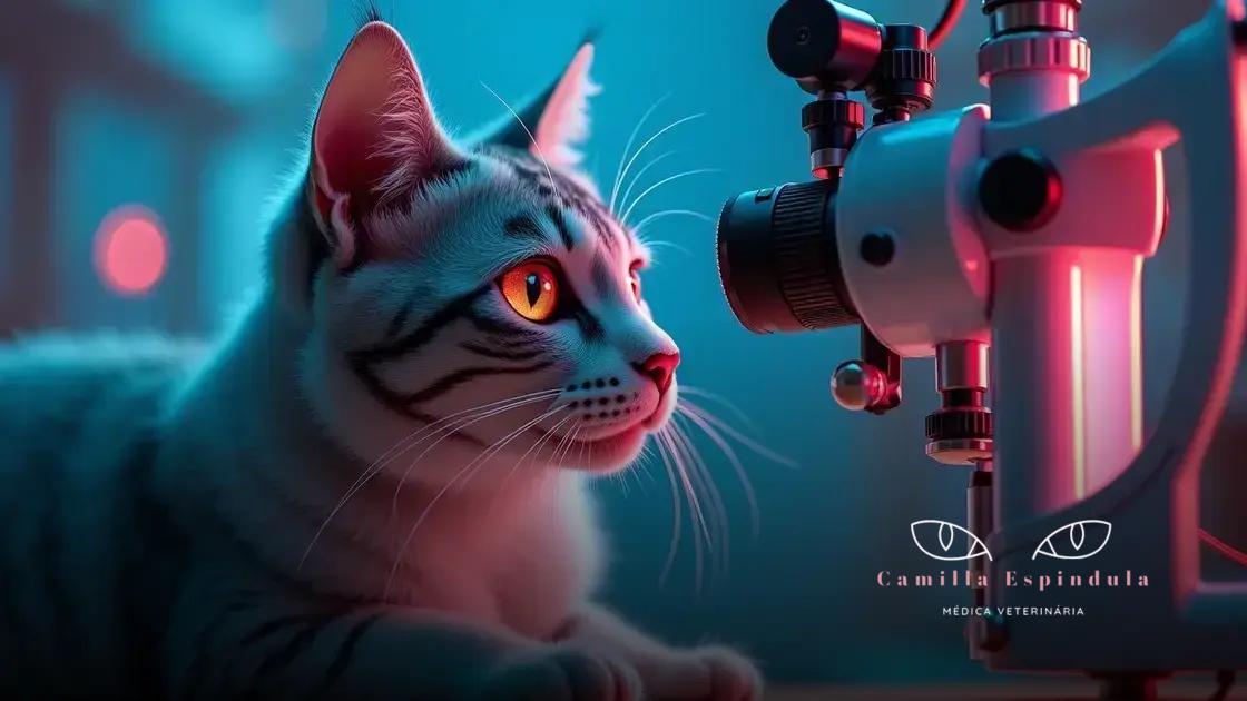 Diagnóstico de lesões oculares em felinos