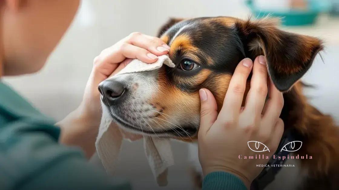Cuidados diários para a saúde ocular do seu cão