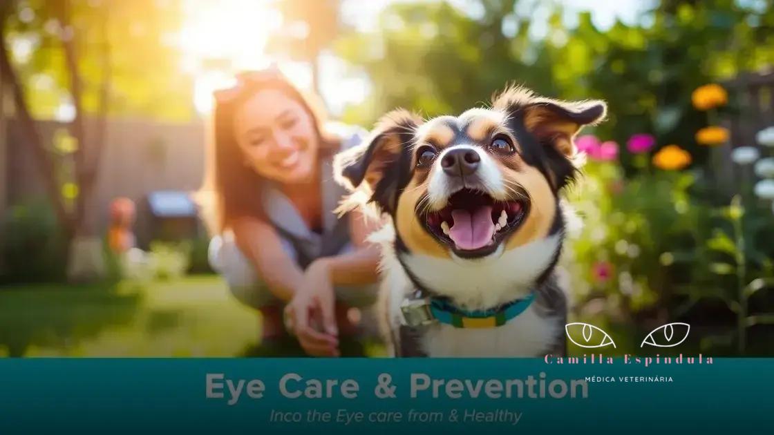 Prevenção de doenças oculares em cães