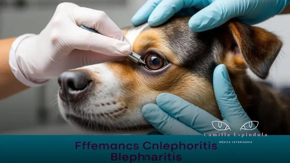 Tratamentos eficazes para blefarite em pets