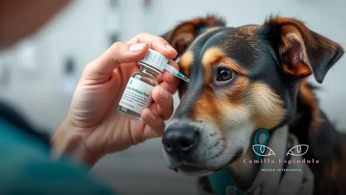 Entendendo o colírio antibiótico para pets