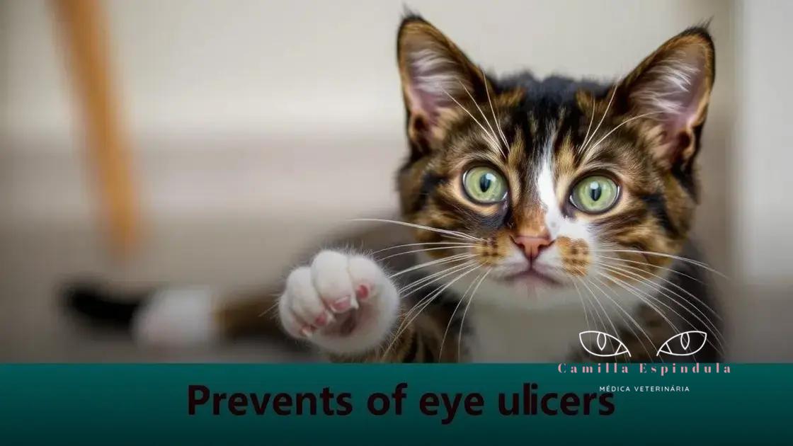 Como prevenir úlceras oculares em gatos