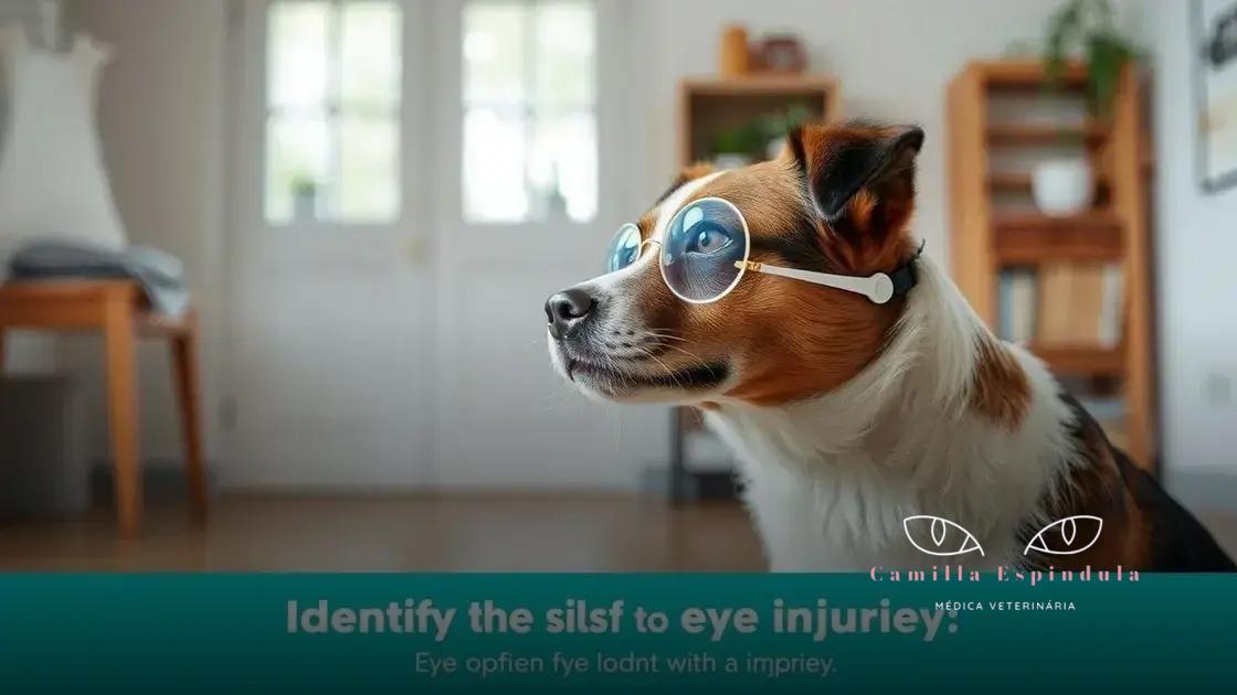 Identificando os riscos de lesões oculares em pets