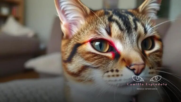 Quais são os 3 sinais de que seu gato pode estar com uveíte?