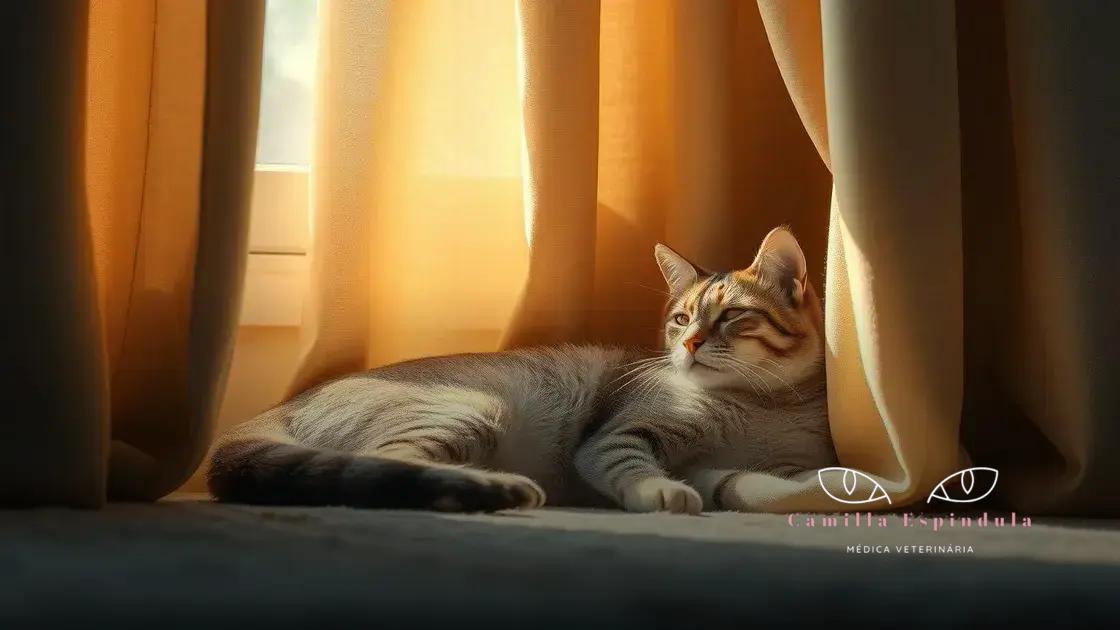 Cuidados práticos para proteger seu gato da luz excessiva