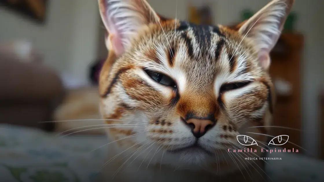 Meu gato está piscando um olho só o que significa: saiba o que seu pet quer dizer