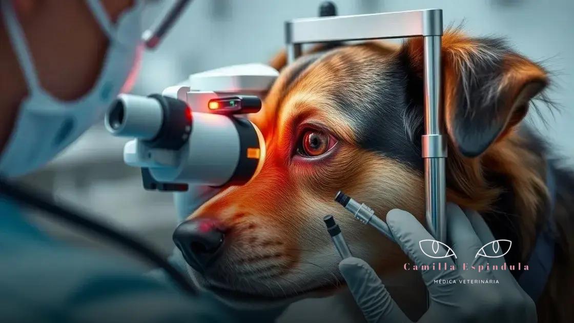 O que é a cirurgia de catarata em cães e quando é indicada
