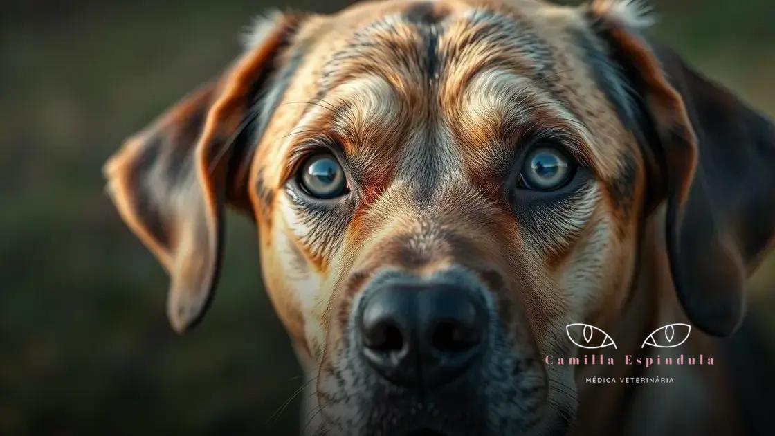 O que é catarata e por que afeta cães idosos