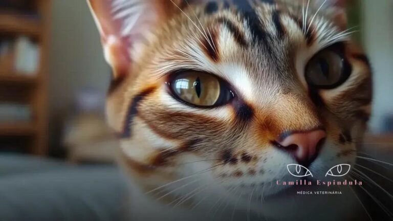 olhos lacrimejando em gatos é normal? saiba quando se preocupar