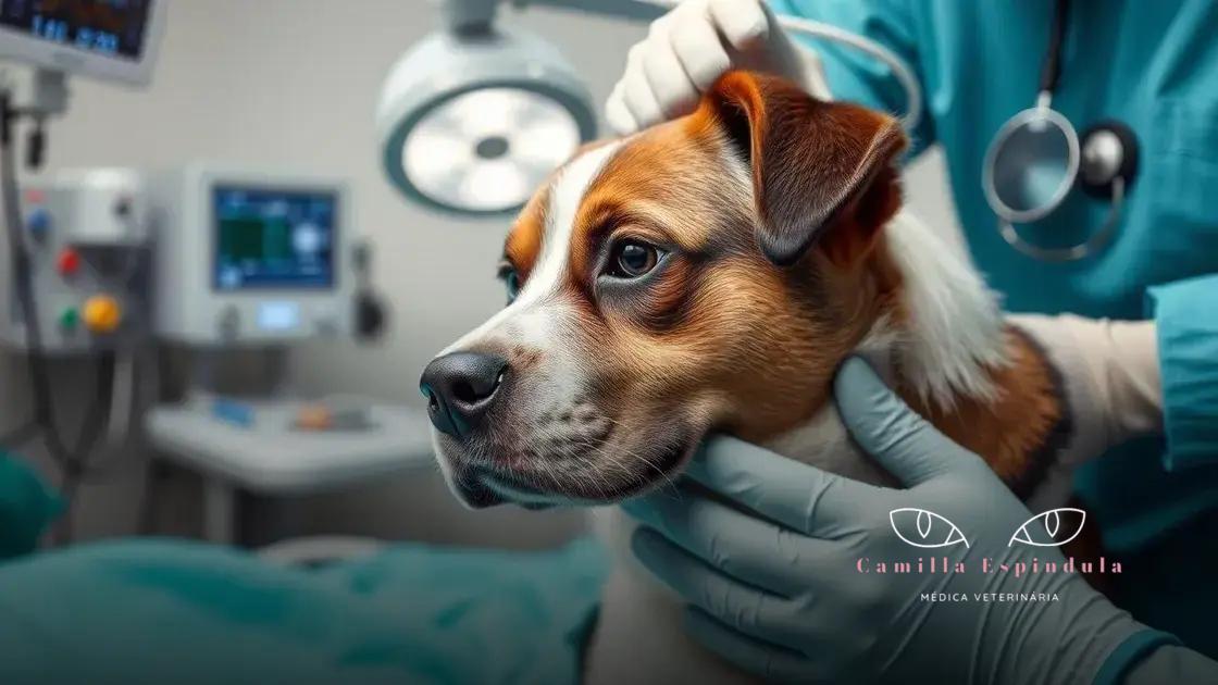 Preparação e cuidados pré-operatórios para cães