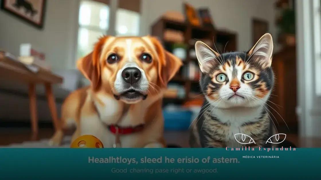 Principais sinais de visão saudável em pets