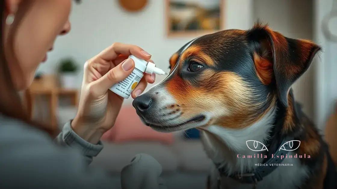 Produtos seguros para tratar olhos irritados em animais