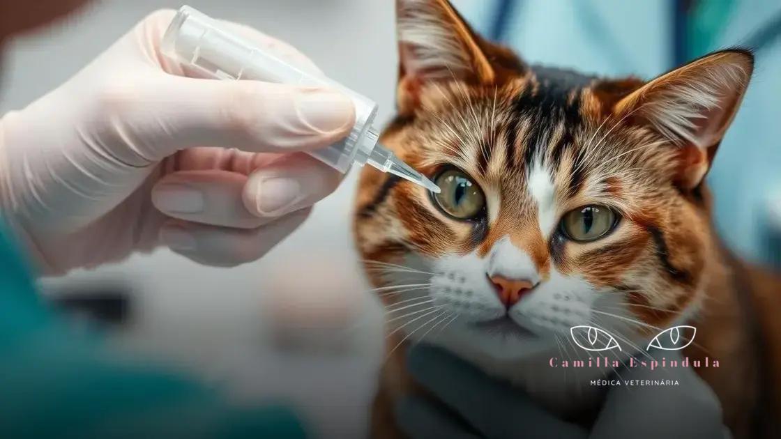 Tratamentos comuns para olhos lacrimejando em gatos