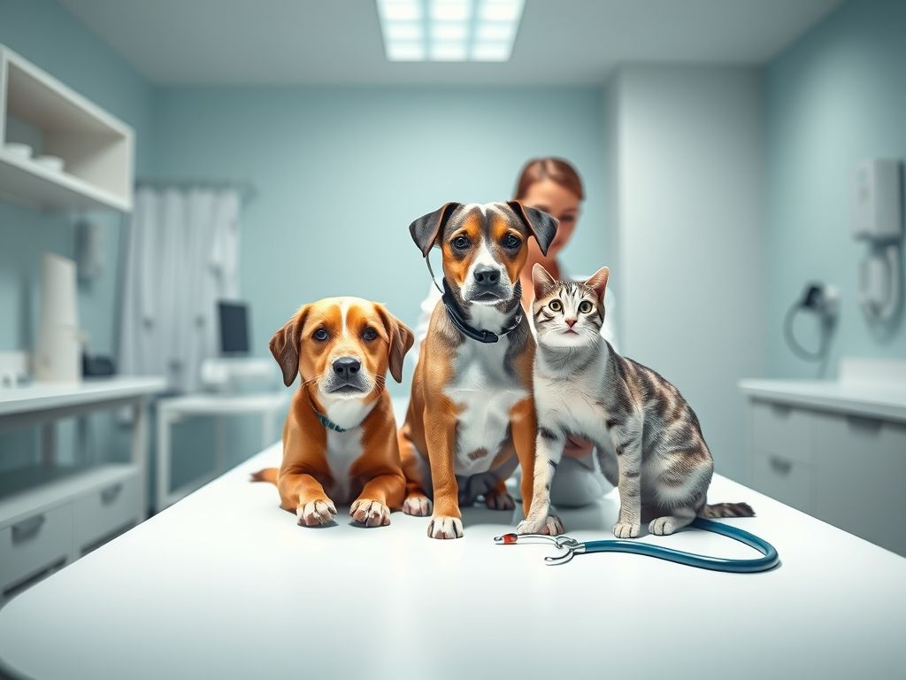 O que é Cães e gatos saudáveis