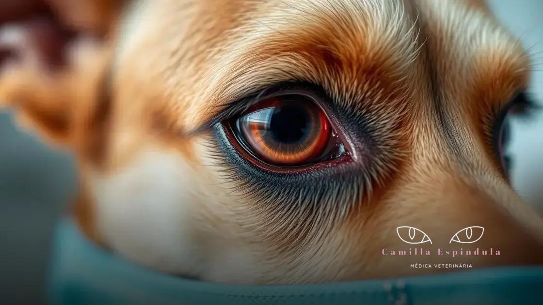 olho do cão vermelho o que pode ser: causas e cuidados que você precisa saber