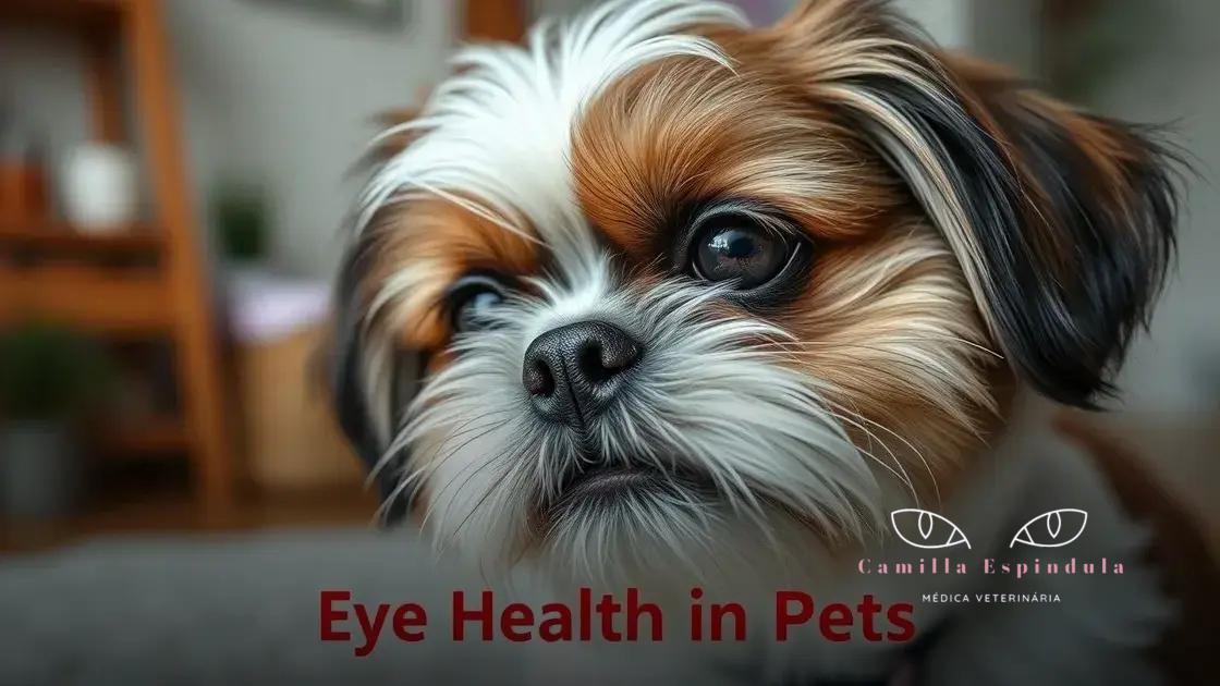 olho seco shih tzu: sinais, cuidados essenciais e tratamento eficaz